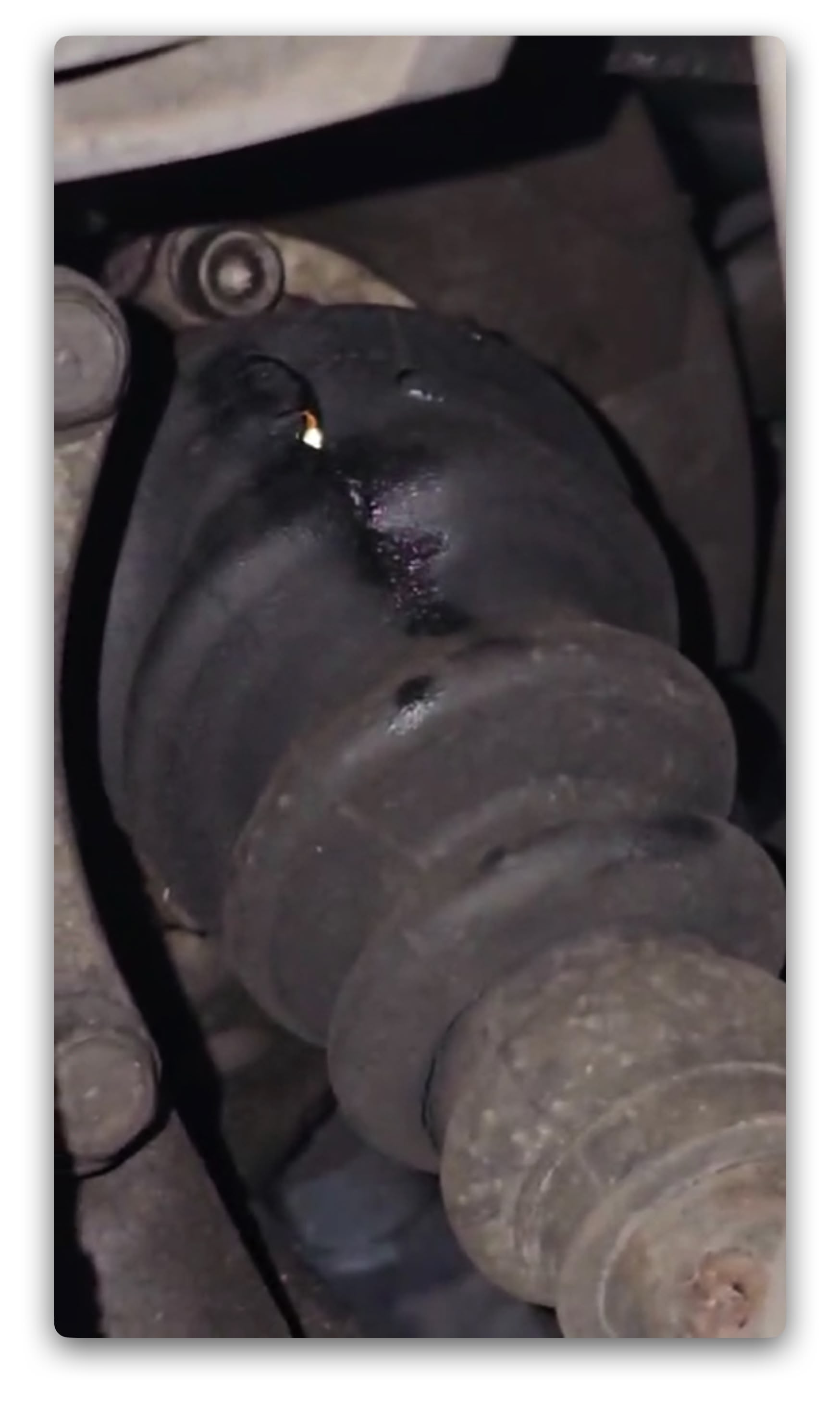 Anaaba Motors vehicle CV joint defect